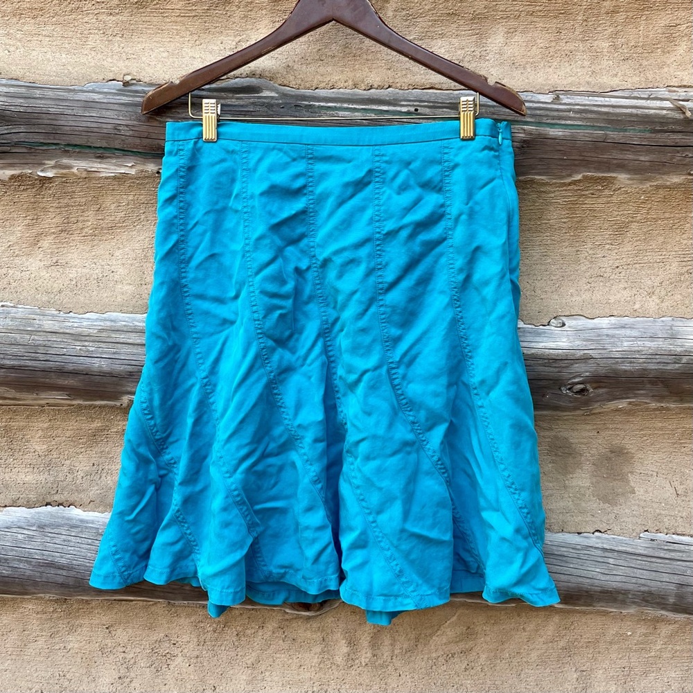 Soft Surroundings Turquoise Skirt Size PM
